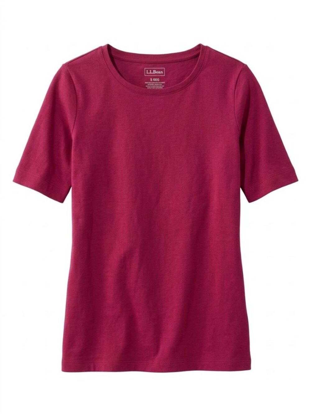 L.L.Bean Women's Pima Cotton Tee (Elbow-Sleeve)